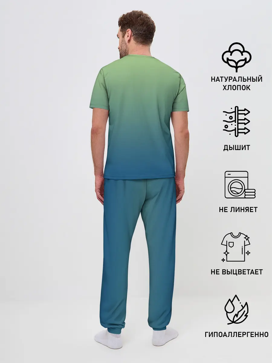 Мужская пижама с брюками / Детектив Пикачу покемон