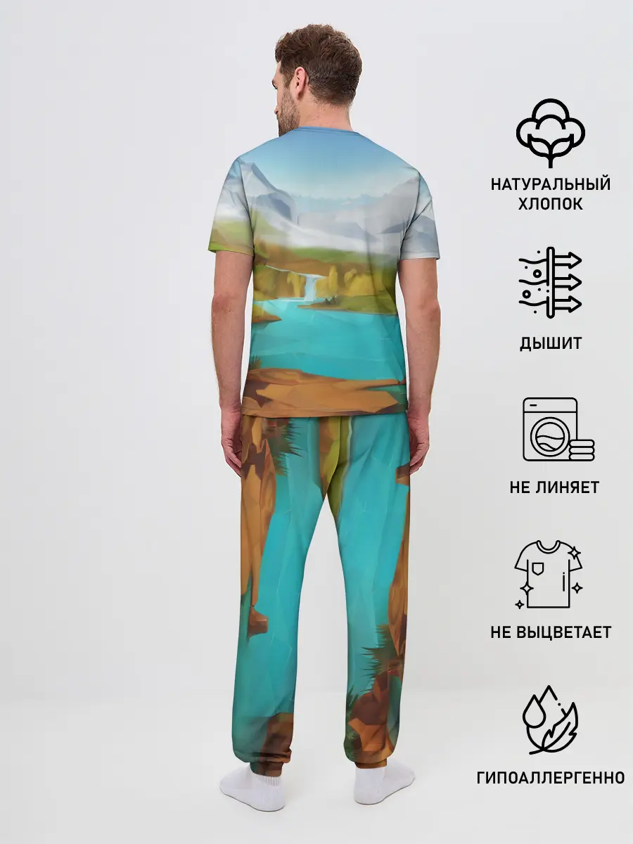 Мужская пижама с брюками / Fortnite Forever