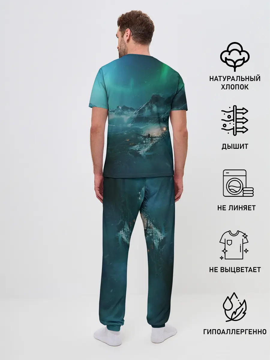 Мужская пижама с брюками / BATTLEFIELD