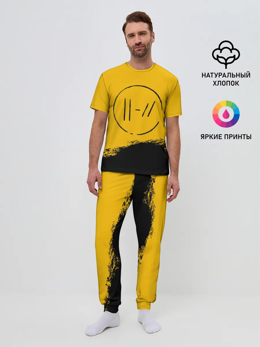 Мужская пижама с брюками / TWENTY ONE PILOTS / TOP