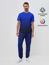 Мужская пижама с брюками / CARBON BLUE | СИНИЙ КАРБОН