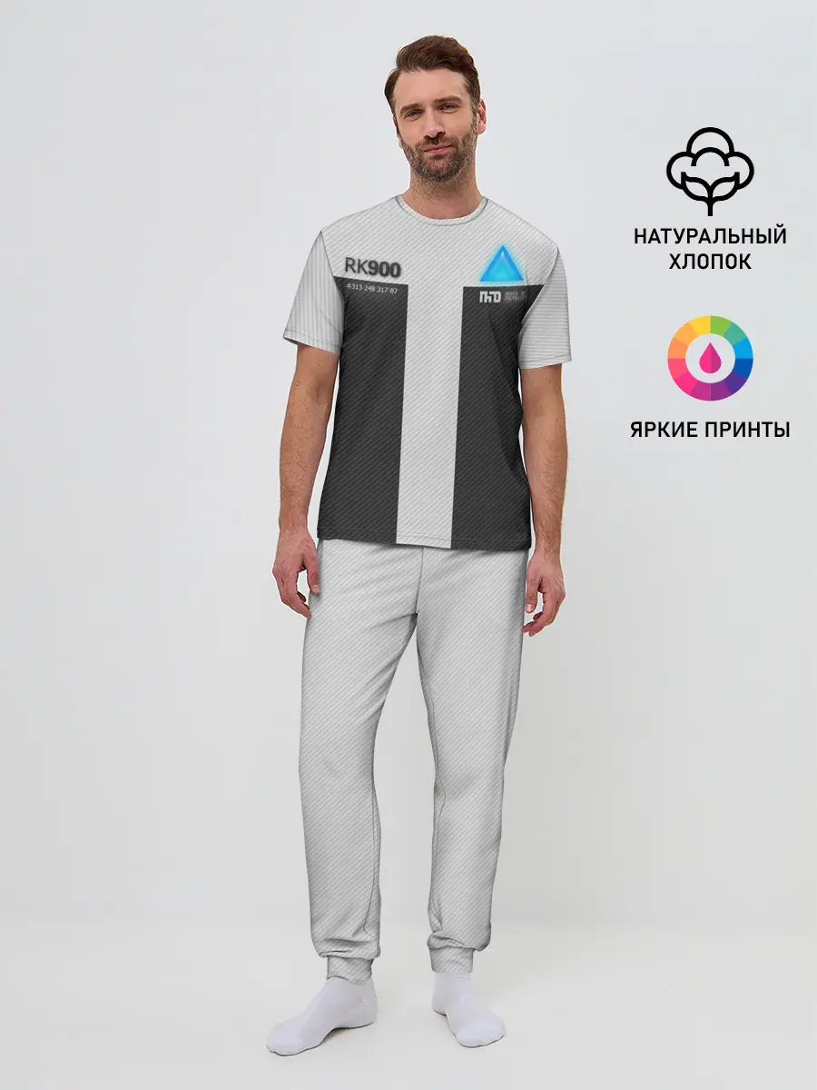 Мужская пижама с брюками / Connor Detroit: Become Human