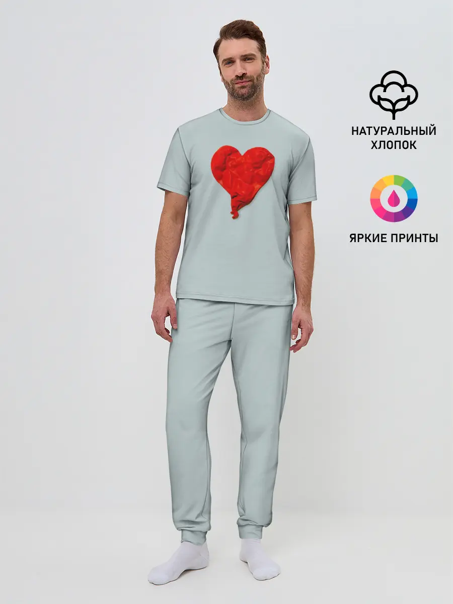 Мужская пижама с брюками / Kanye West Heartbreak