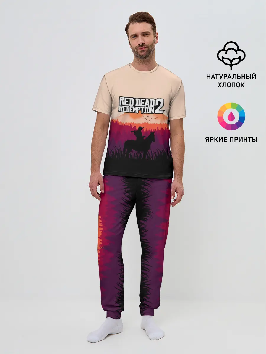 Мужская пижама с брюками / Red Dead Redemption