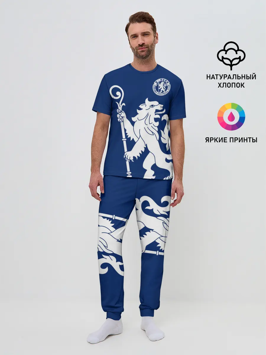 Мужская пижама с брюками / Челси