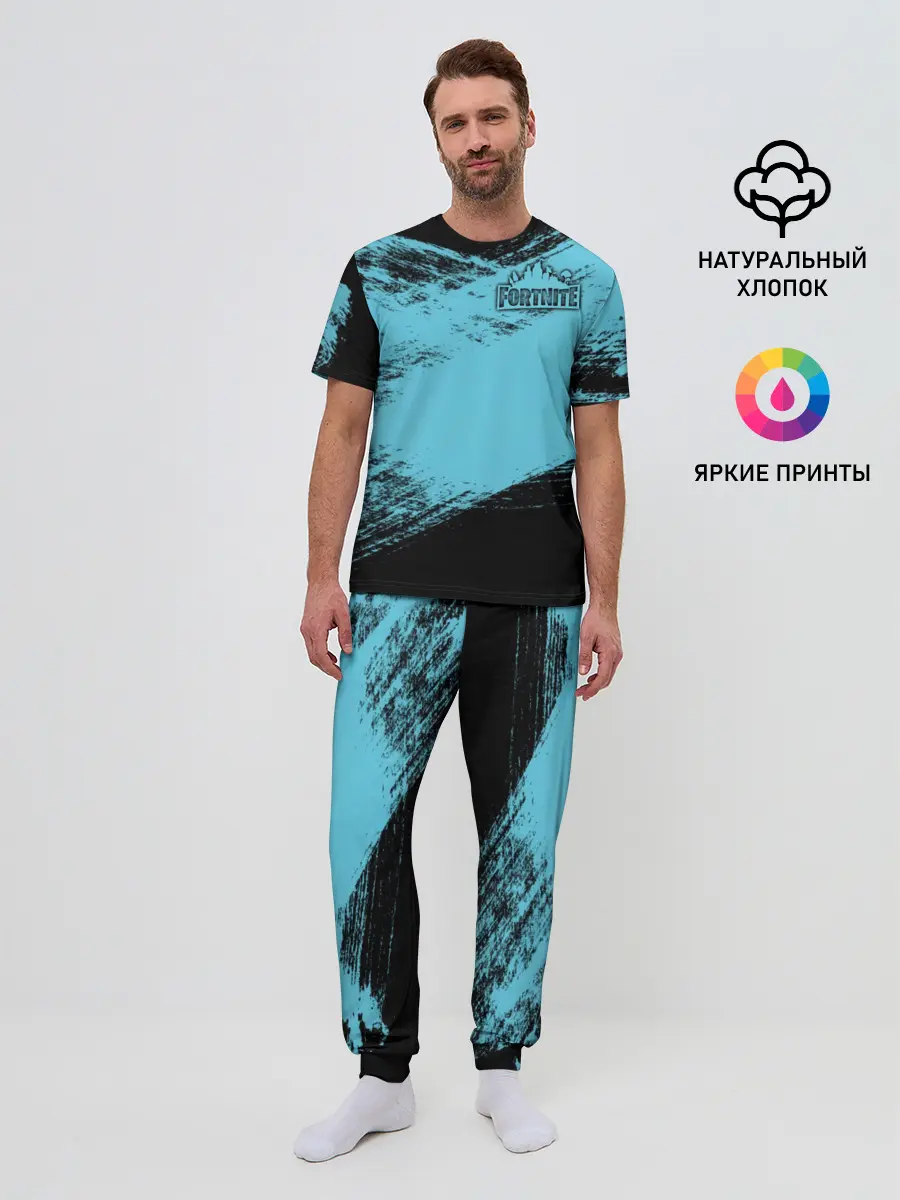 Мужская пижама с брюками / Fortnite Save the World