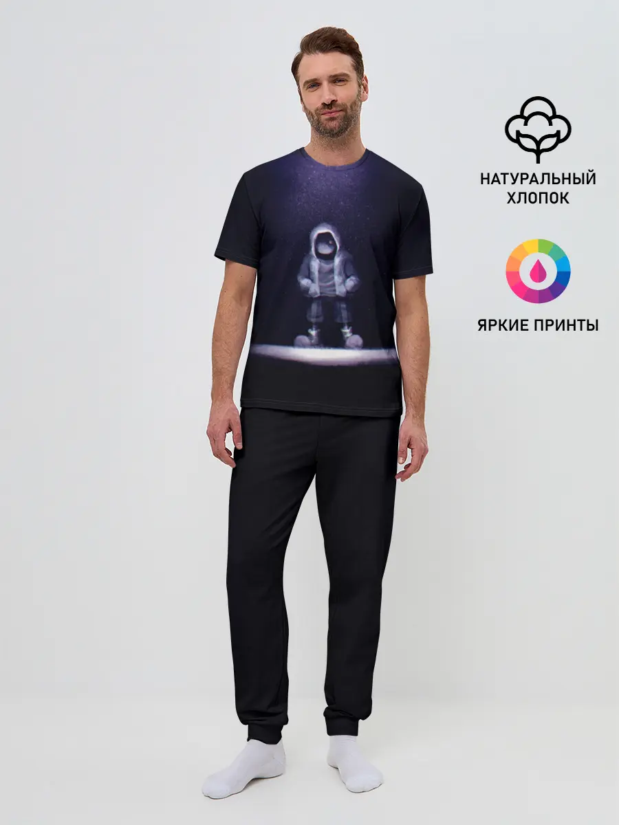 Мужская пижама с брюками / Санс