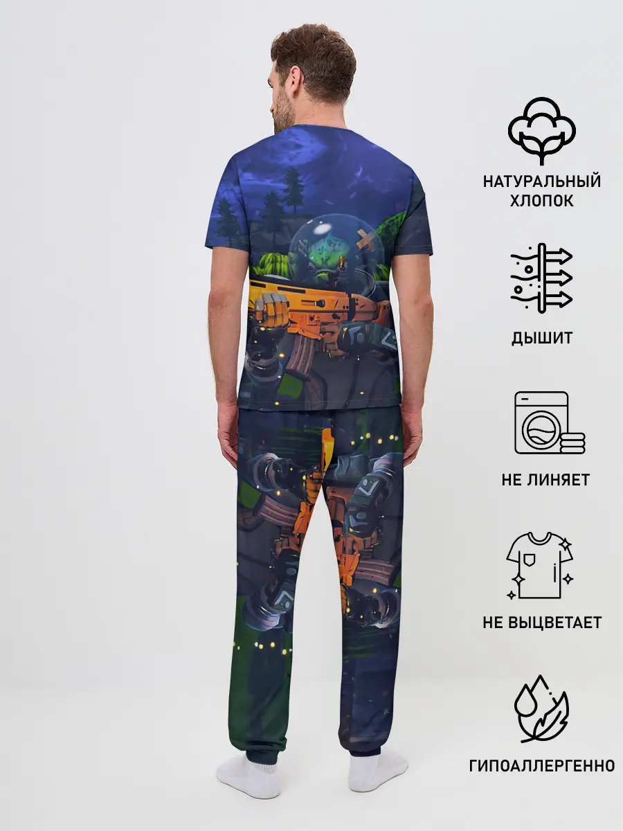 Мужская пижама с брюками / Fortnite