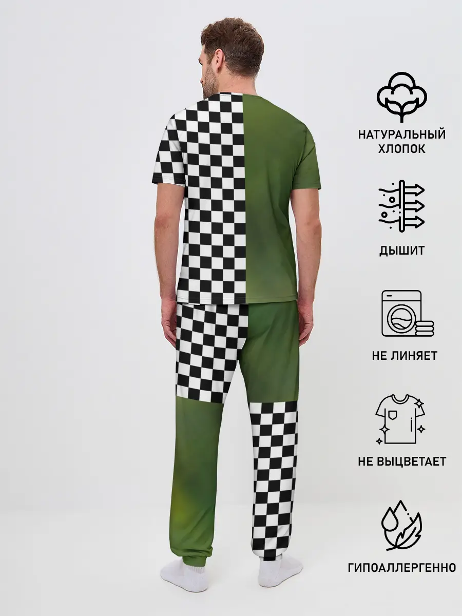 Мужская пижама с брюками / Френдзона Кроки