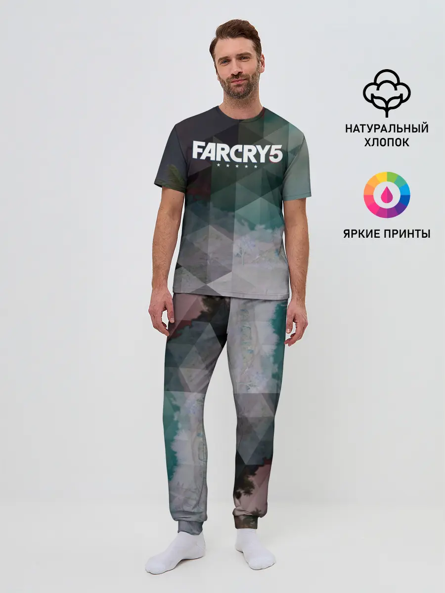 Мужская пижама с брюками / FarCry polygon