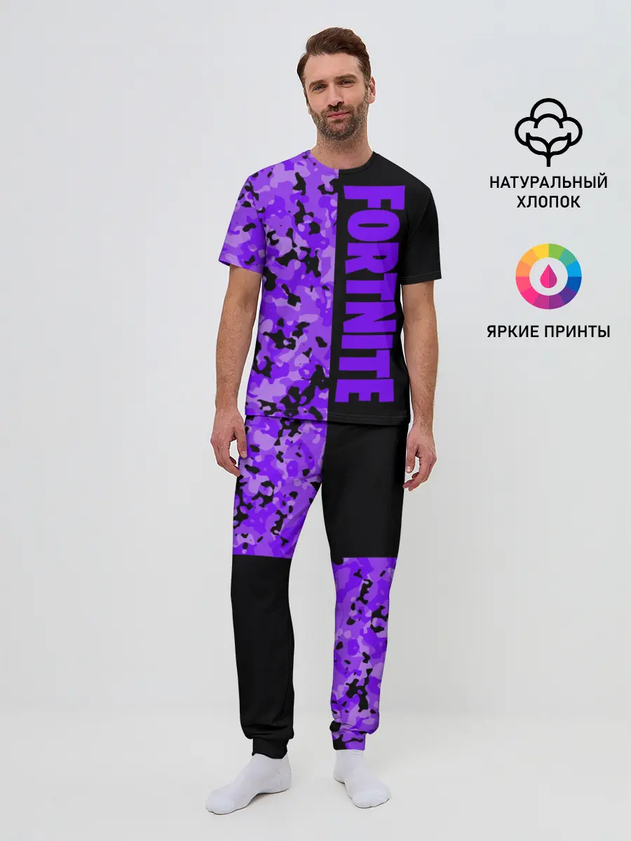 Мужская пижама с брюками / Fortnite