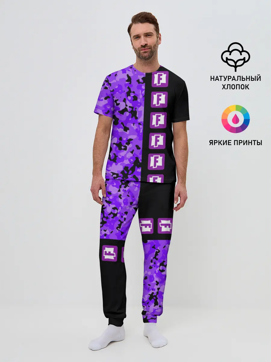Мужская пижама с брюками / Fortnite