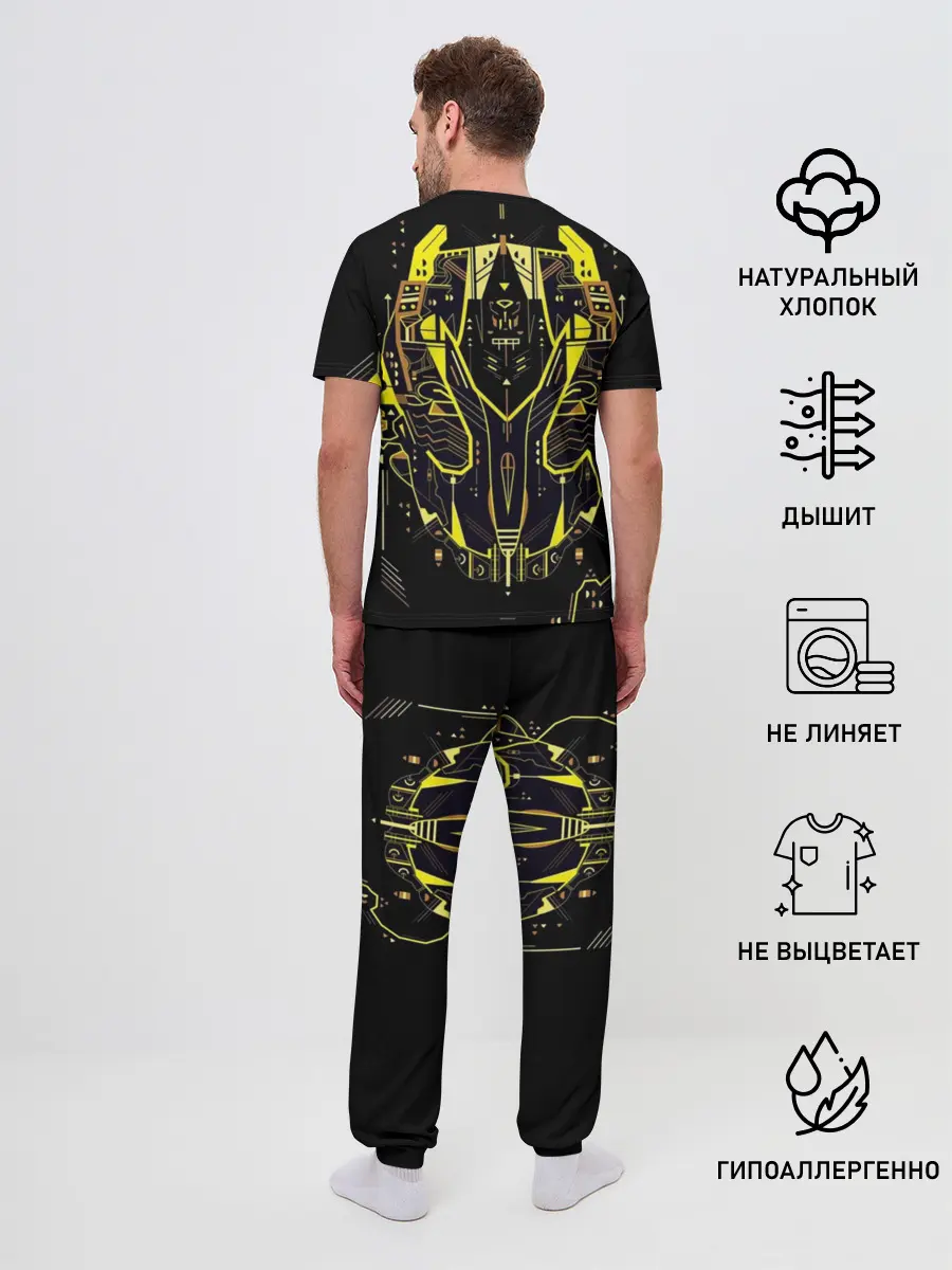 Мужская пижама с брюками / Автобот Бамблби