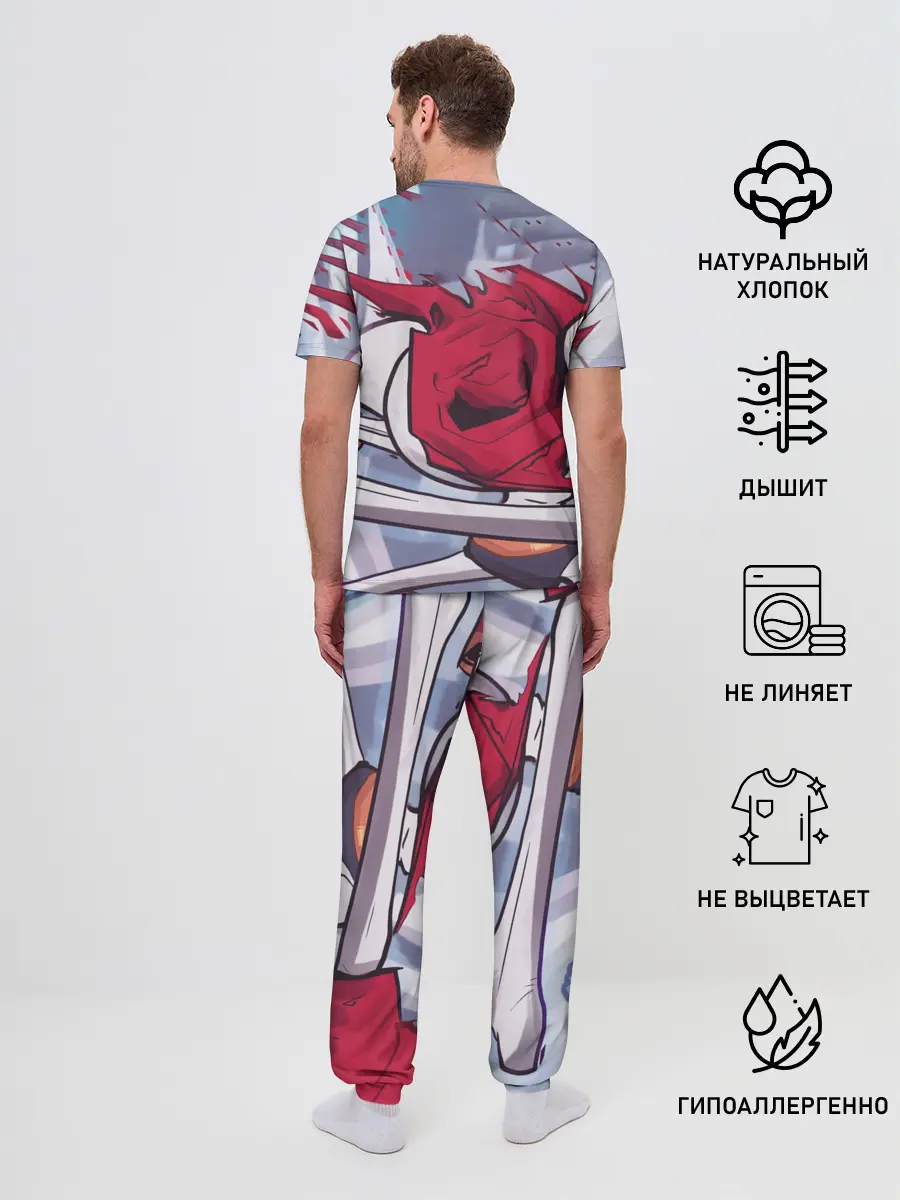 Мужская пижама с брюками / Скелет