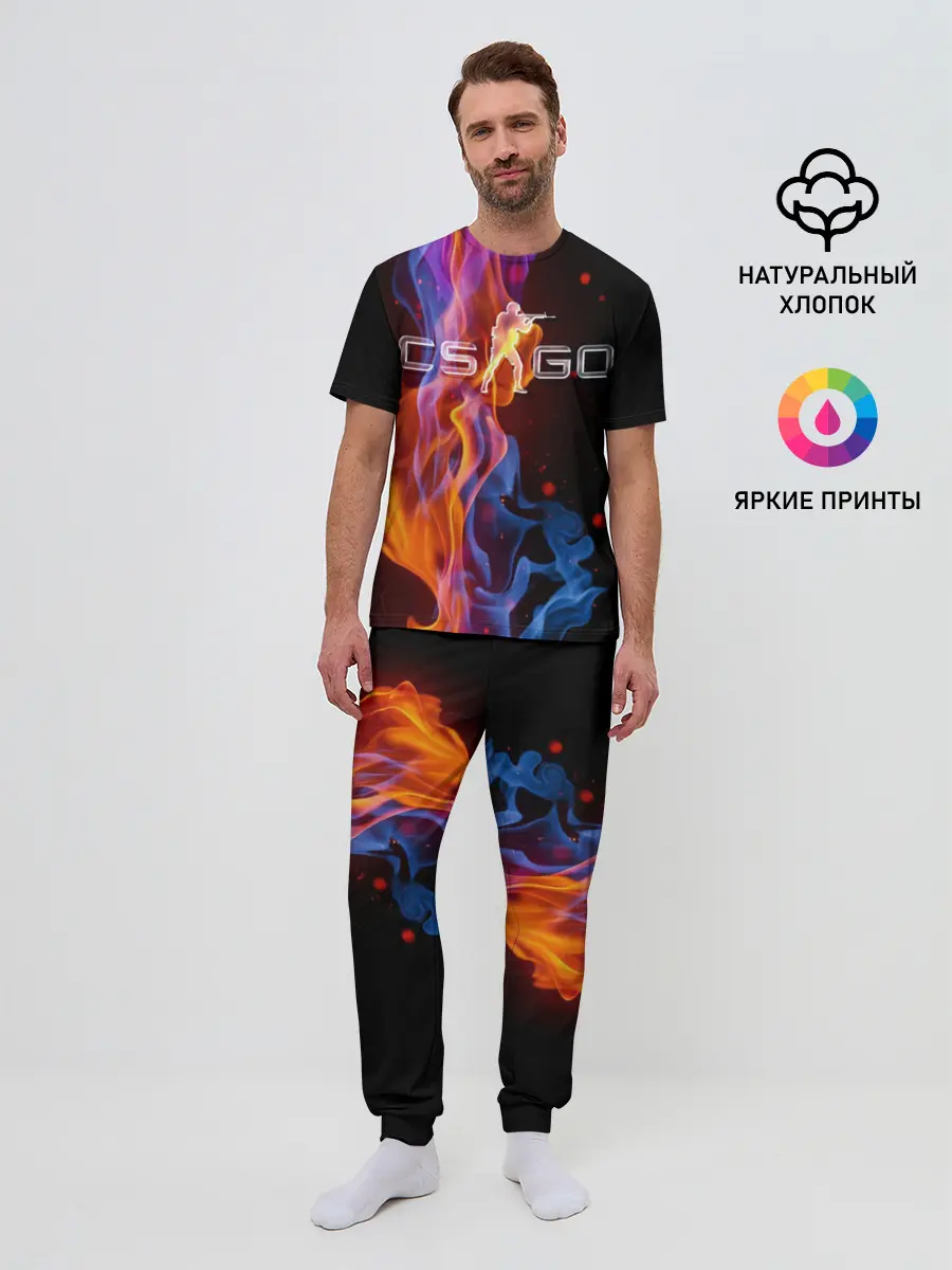 Мужская пижама с брюками / Counter Strike