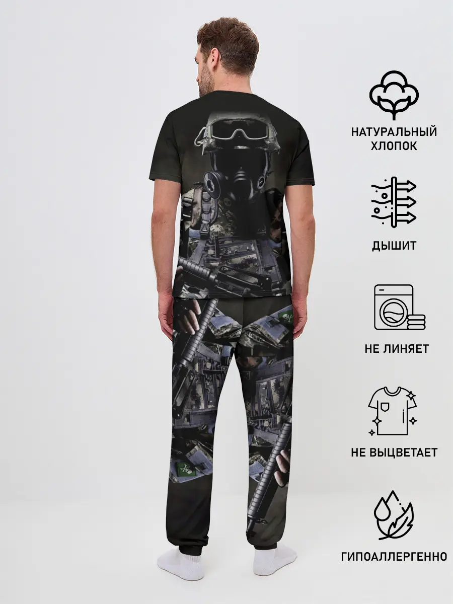 Мужская пижама с брюками / Counter Strike