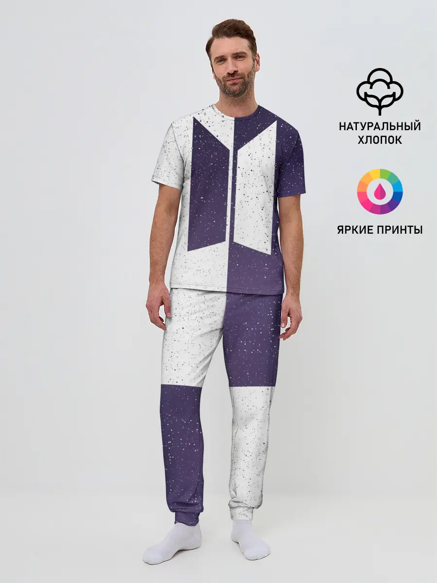 Мужская пижама с брюками / BTS STARS