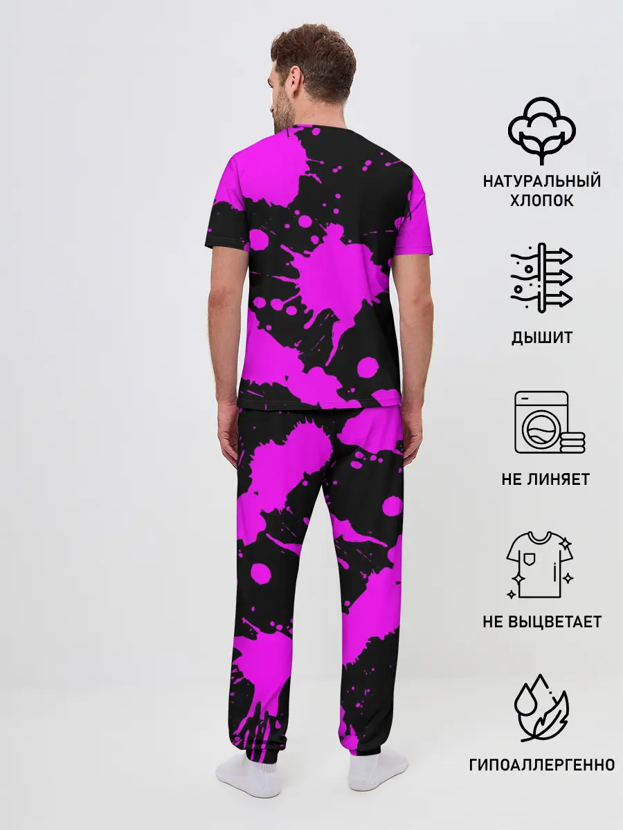 Мужская пижама с брюками / MONOKUMA Puhuhuhu