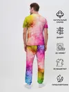 Мужская пижама с брюками / Радужный дым