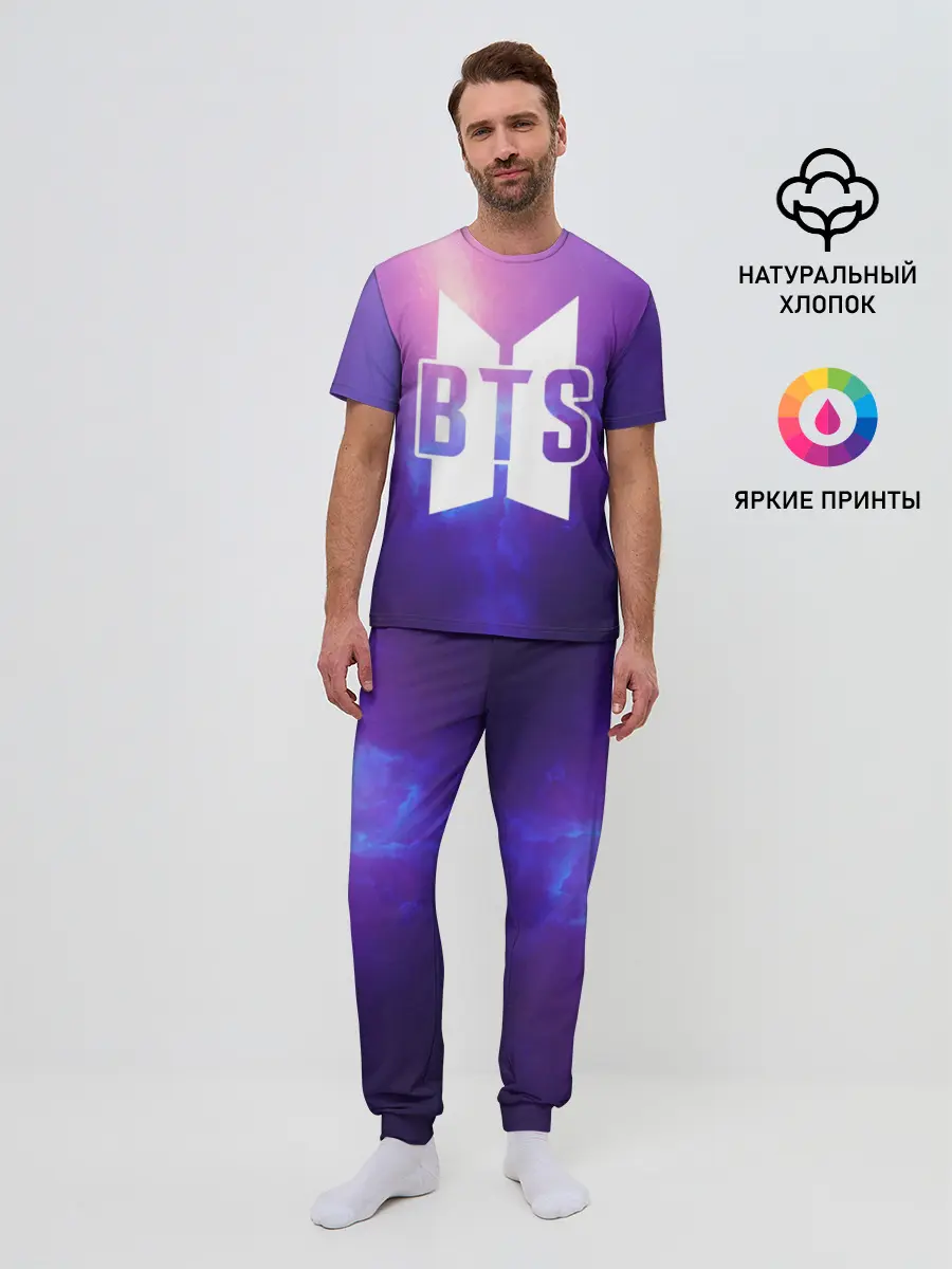 Мужская пижама с брюками / BTS SPACE