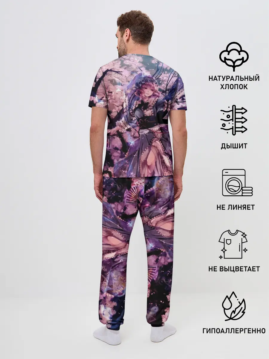 Мужская пижама с брюками / Anime Girl tree