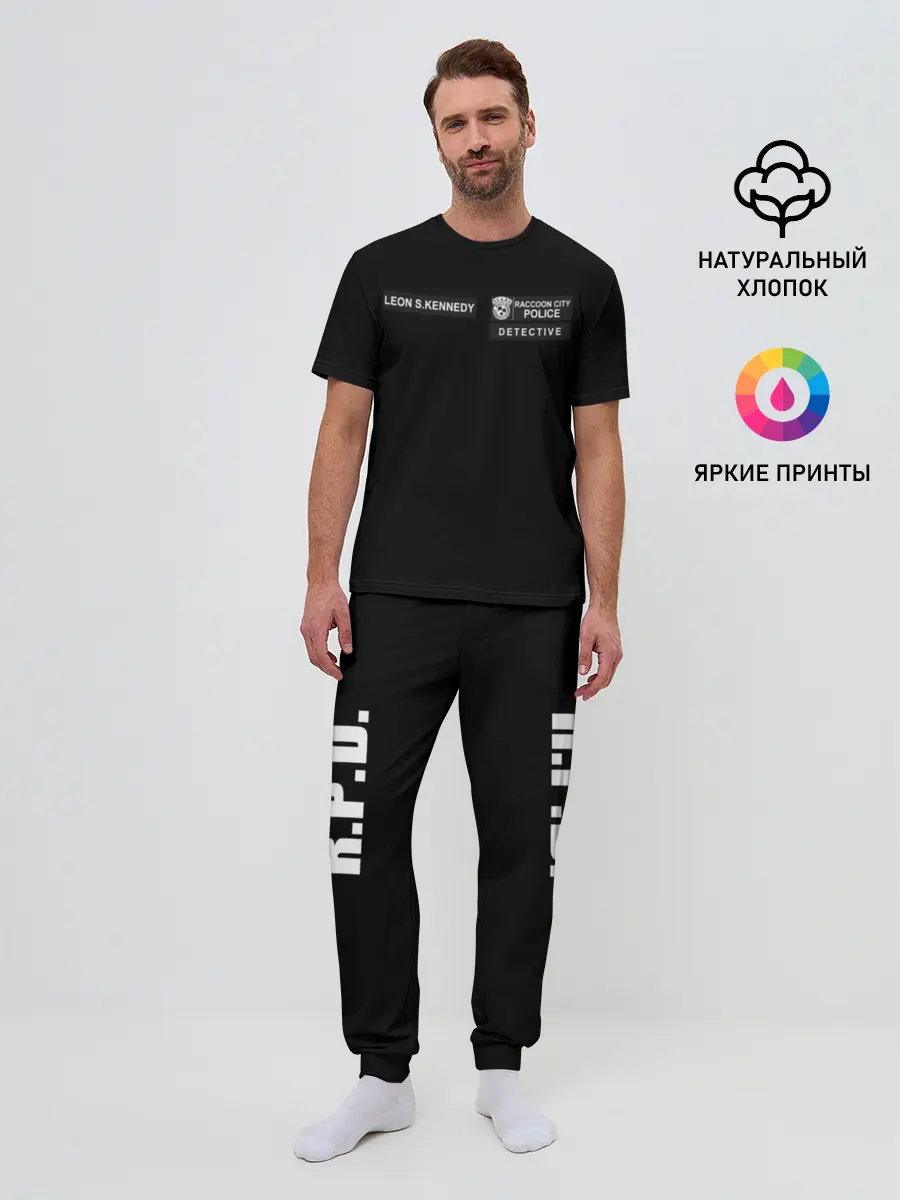 Мужская пижама с брюками / R.P.D. LEON S.KENNEDY