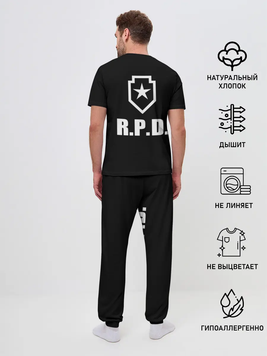 Мужская пижама с брюками / R.P.D. LEON S.KENNEDY
