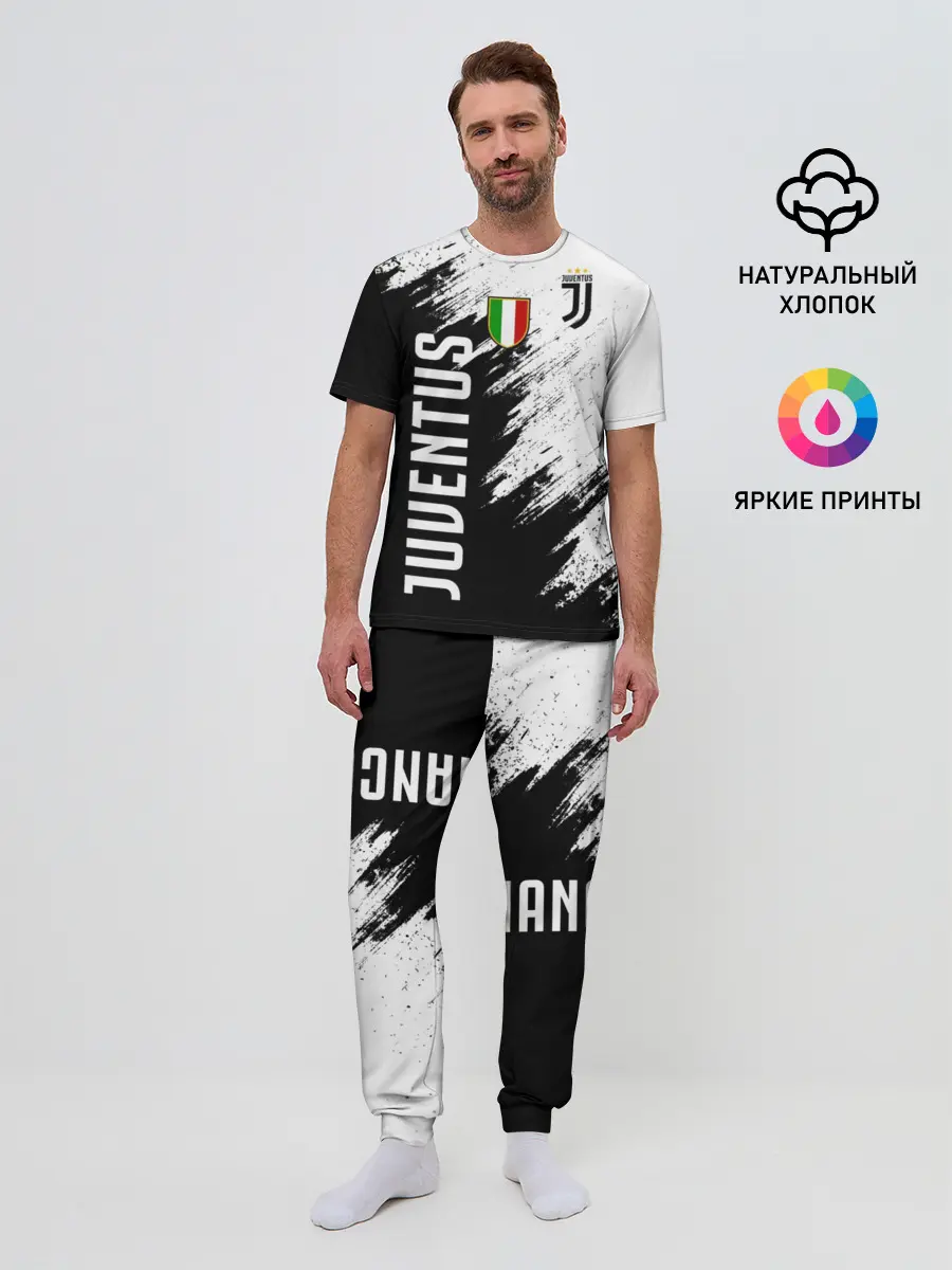 Мужская пижама с брюками / Ювентус