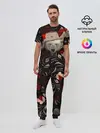 Мужская пижама с брюками / Медведь в ушанке