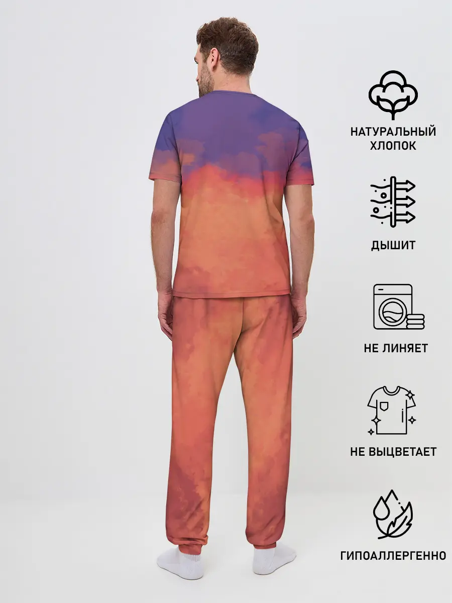 Мужская пижама с брюками / Apex