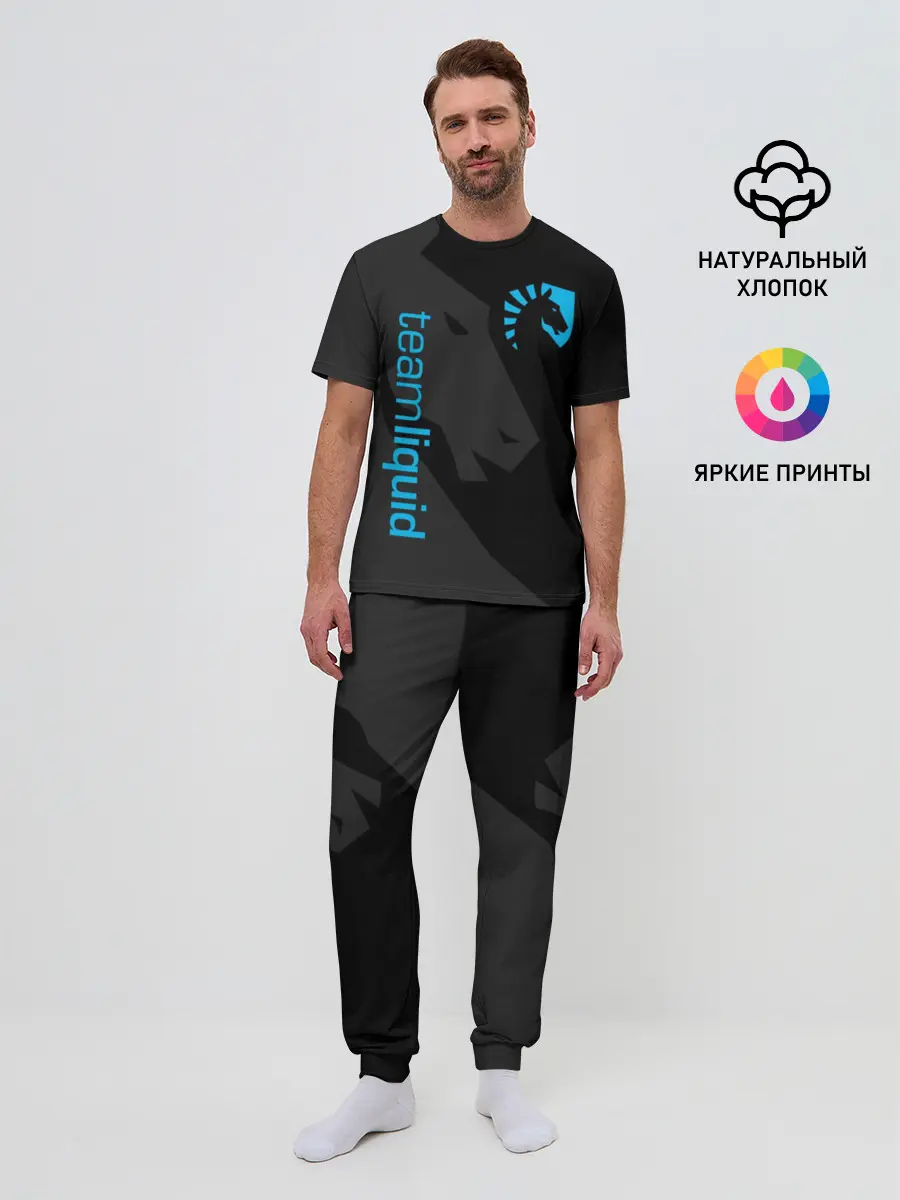 Мужская пижама с брюками / TEAM LIQUID | ТИМ ЛИКВИД