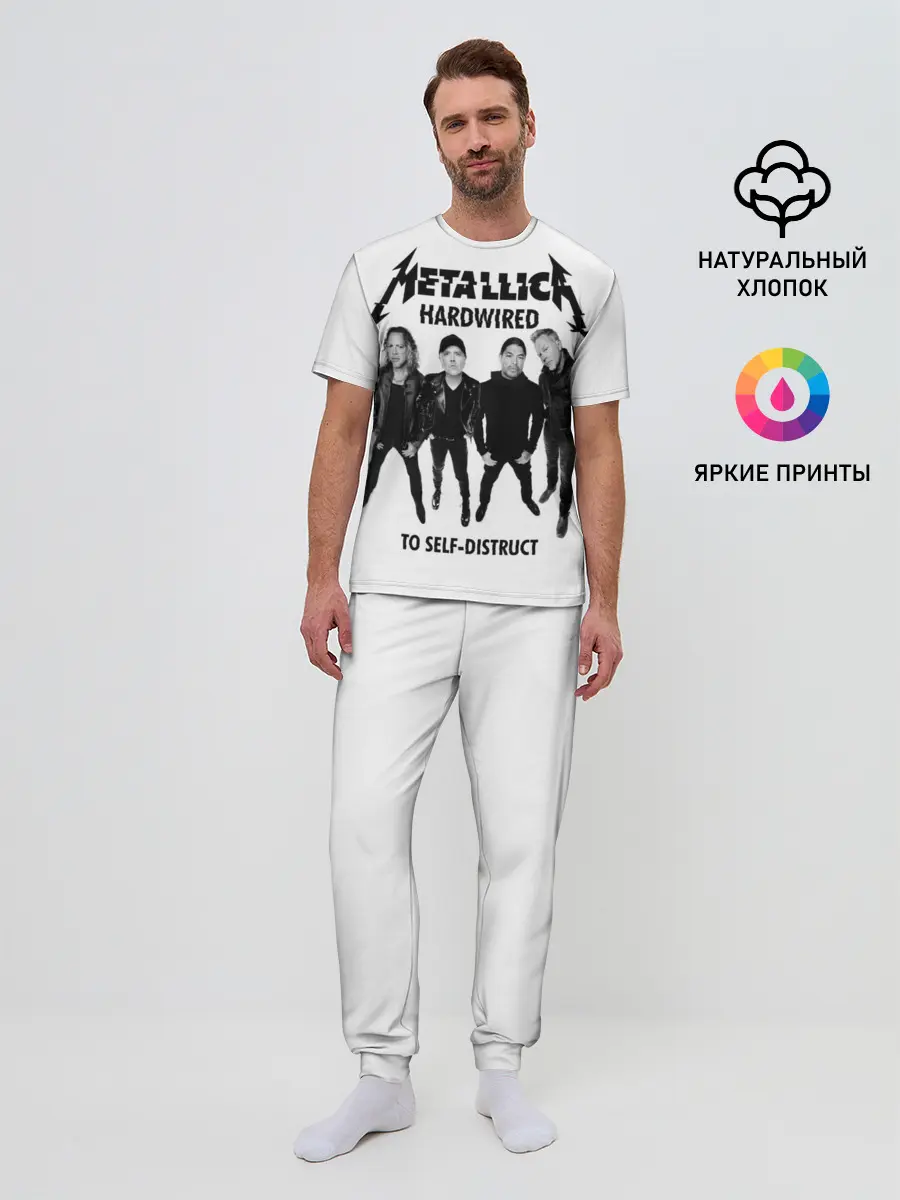 Мужская пижама с брюками / Metallica