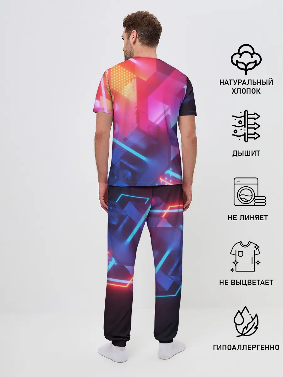 Мужская пижама с брюками / Marshmello