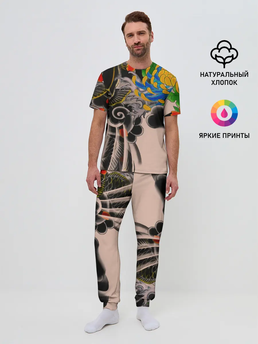 Мужская пижама с брюками / Dsquared tattoo