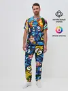 Мужская пижама с брюками / GRAFFITI EXCLUSIVE