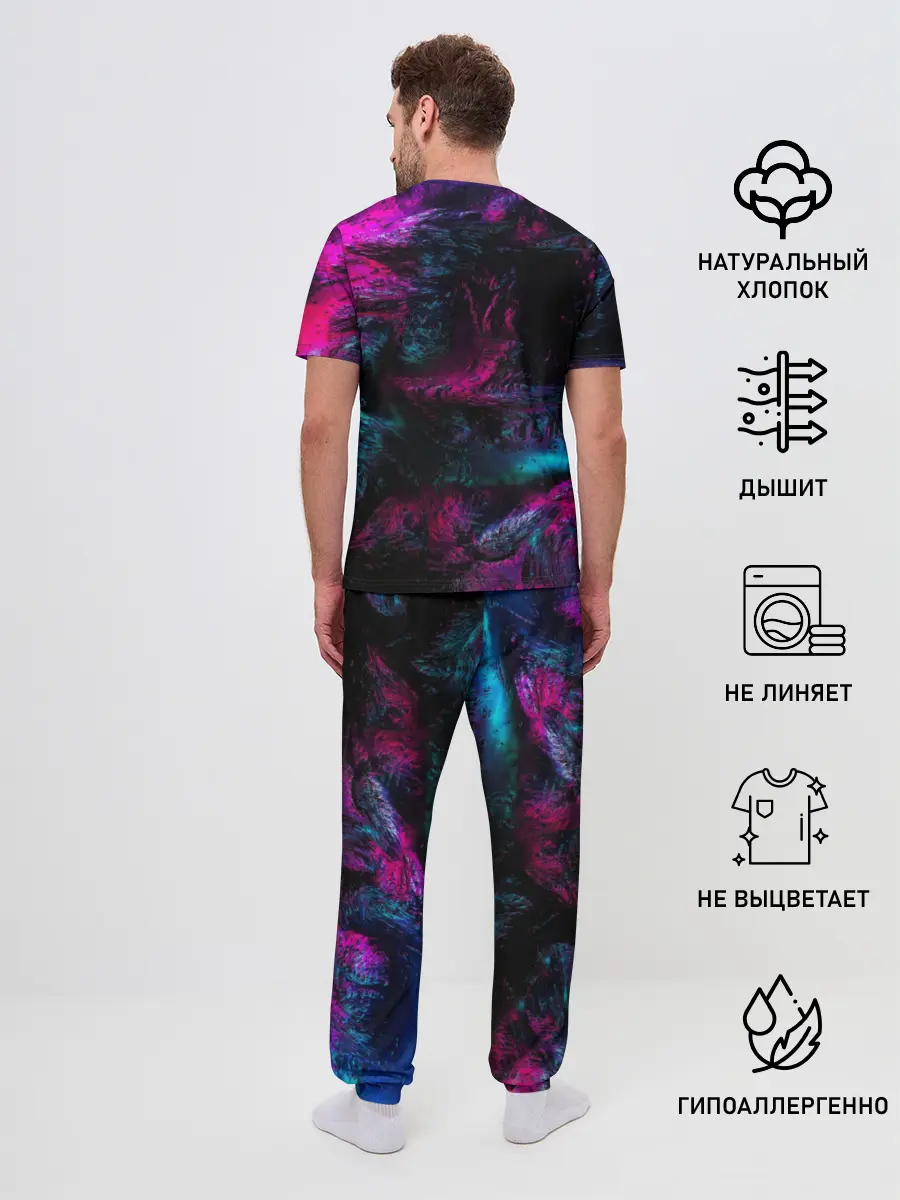 Мужская пижама с брюками / Marshmello NEON
