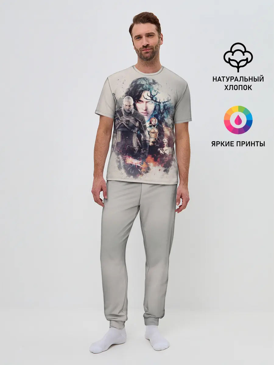 Мужская пижама с брюками / Ведьмак