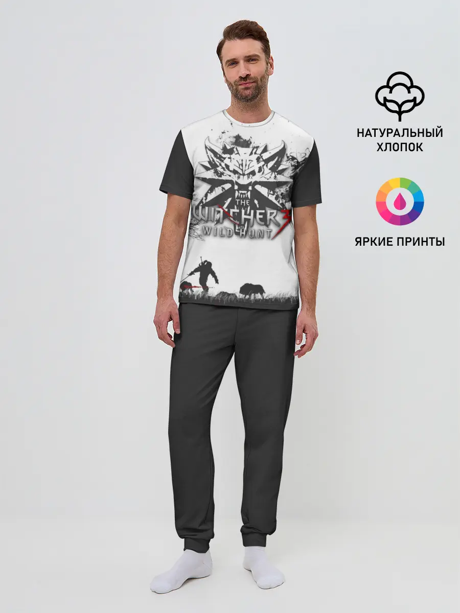 Мужская пижама с брюками / The Witcher 3: Wild Hunt