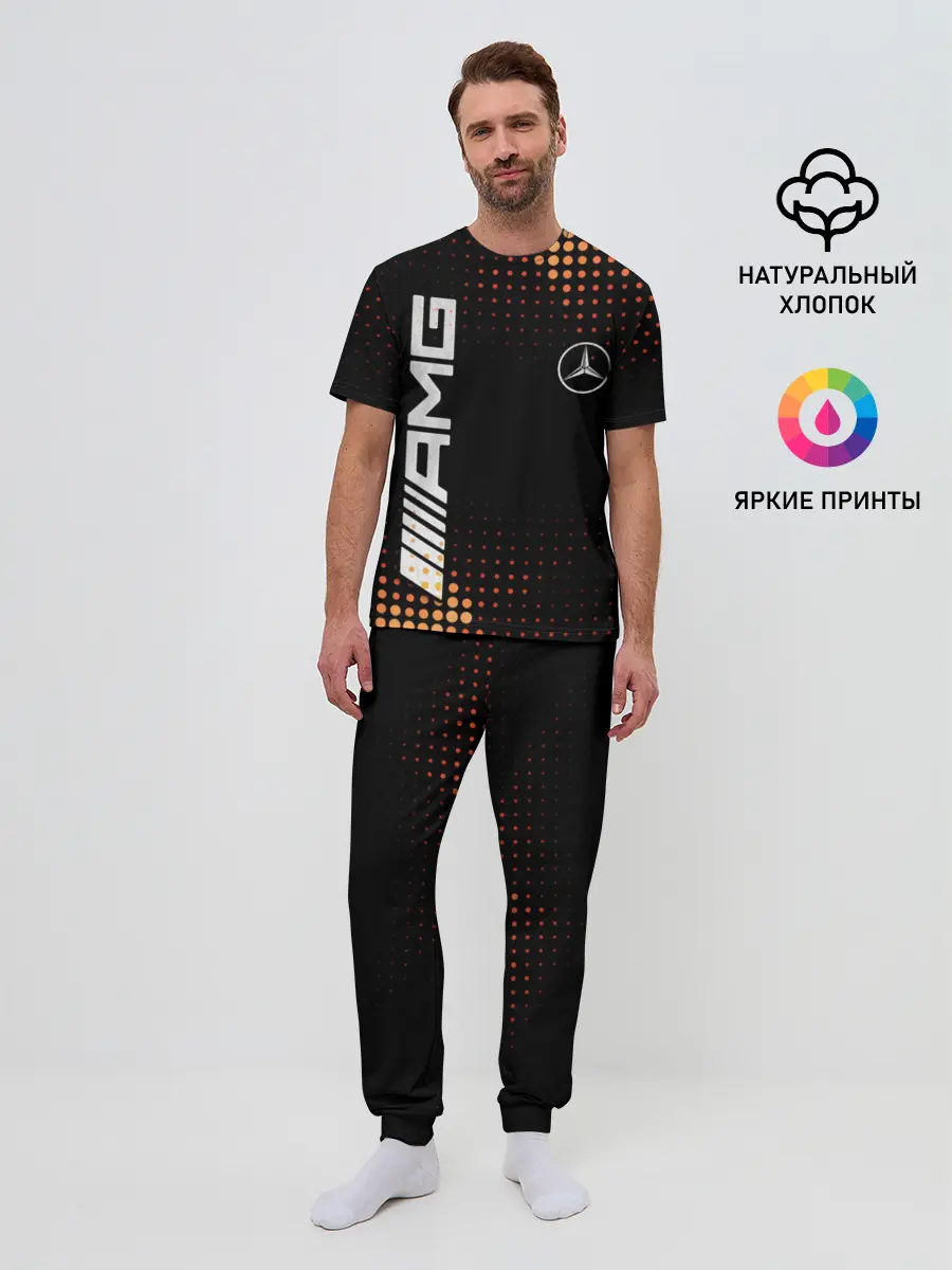 Мужская пижама с брюками / Mercedes