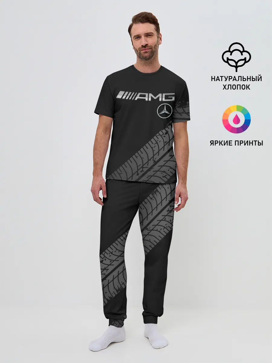 Мужская пижама с брюками / Mercedes