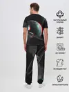 Мужская пижама с брюками / Cosmos Glitch