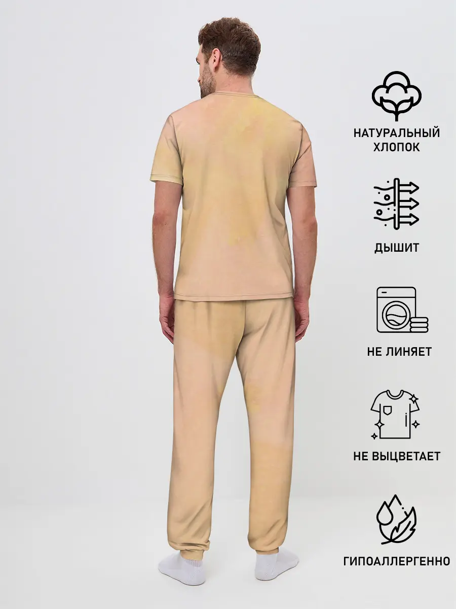 Мужская пижама с брюками / Детектив Пика