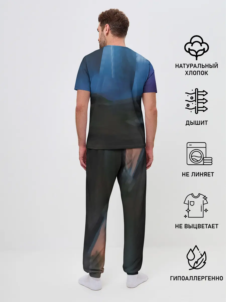 Мужская пижама с брюками / Detective Pikachu