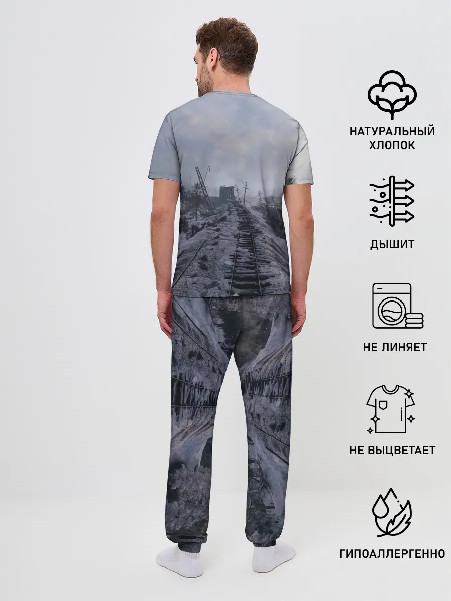 Мужская пижама с брюками / Metro Exodus