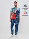 Мужская пижама с брюками / Попугай
