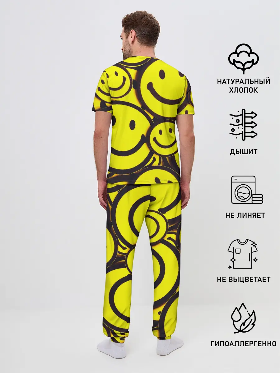 Мужская пижама с брюками / Billie Eilish Выкинь Друга