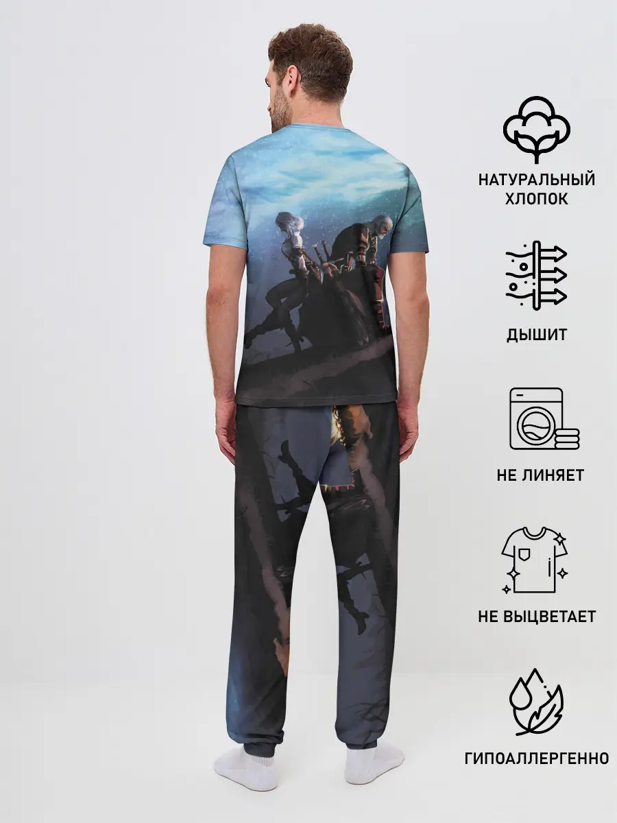 Мужская пижама с брюками / Цири И Геральд