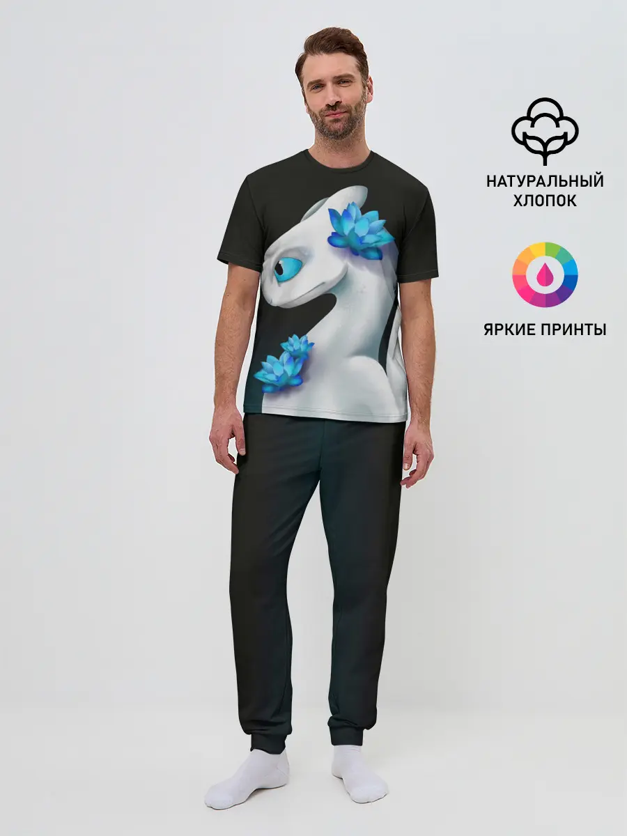 Мужская пижама с брюками / Как приручить дракона