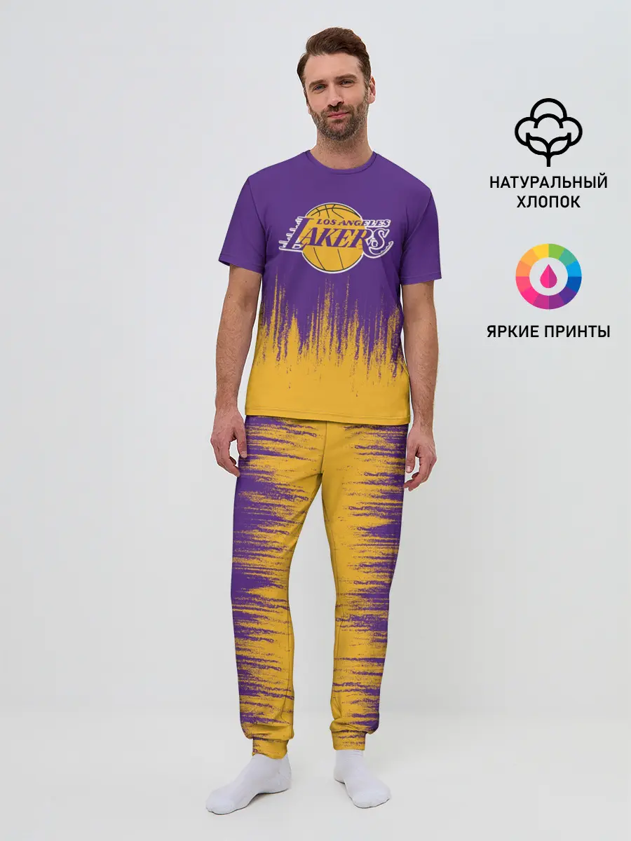 Мужская пижама с брюками / LA LAKERS