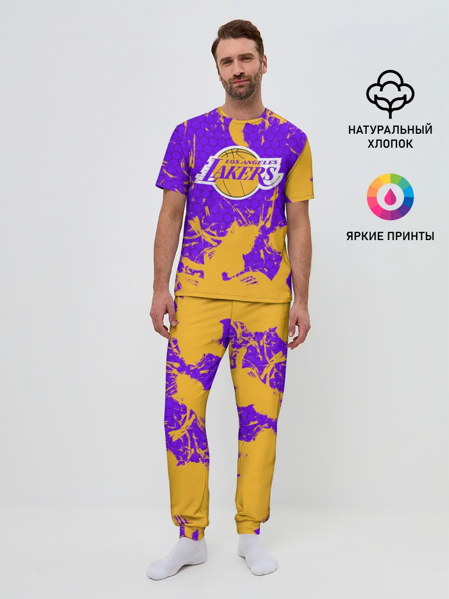 Мужская пижама с брюками / LA LAKERS